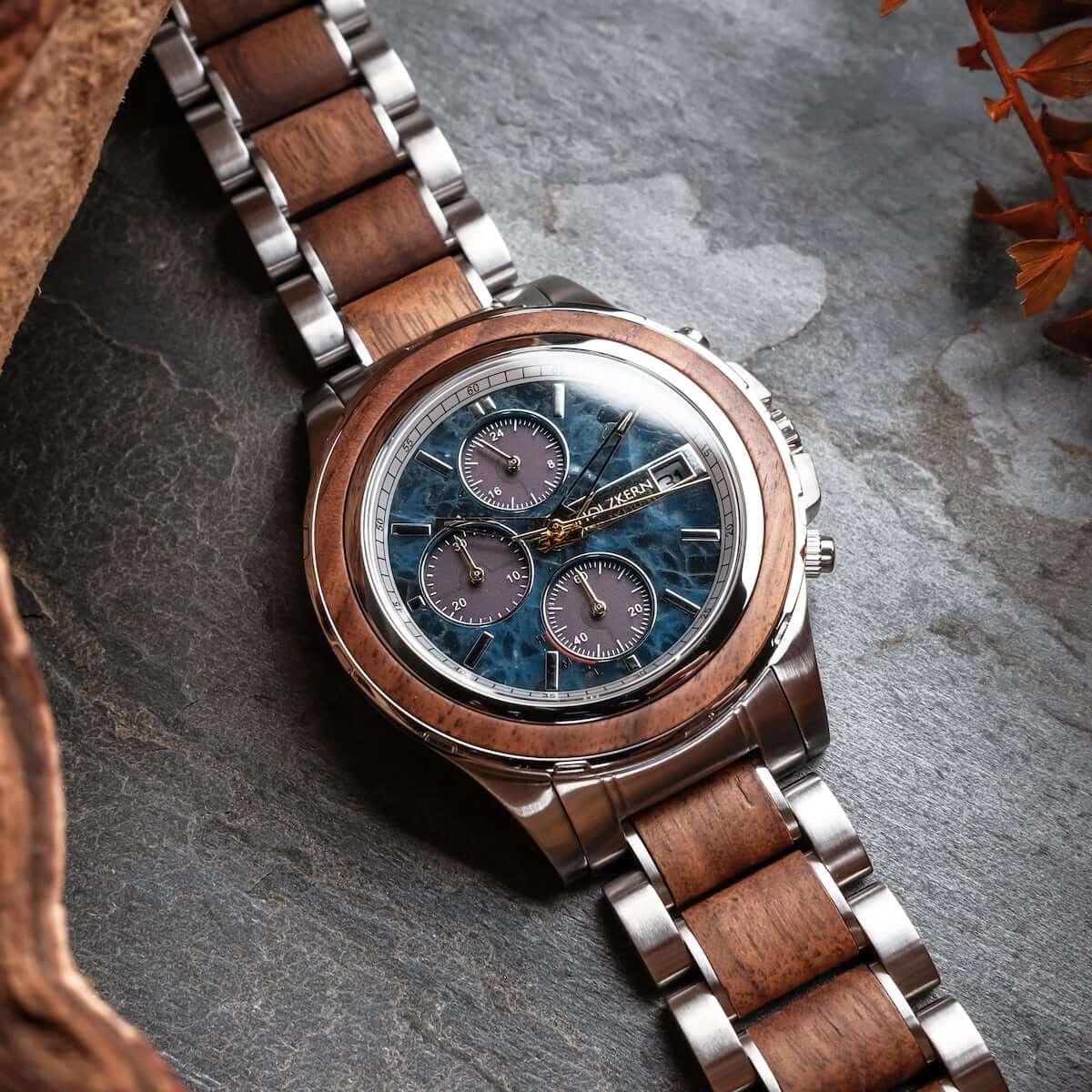 HOLZKERN | Koh Mak Sundown Herren Solar Chronograph